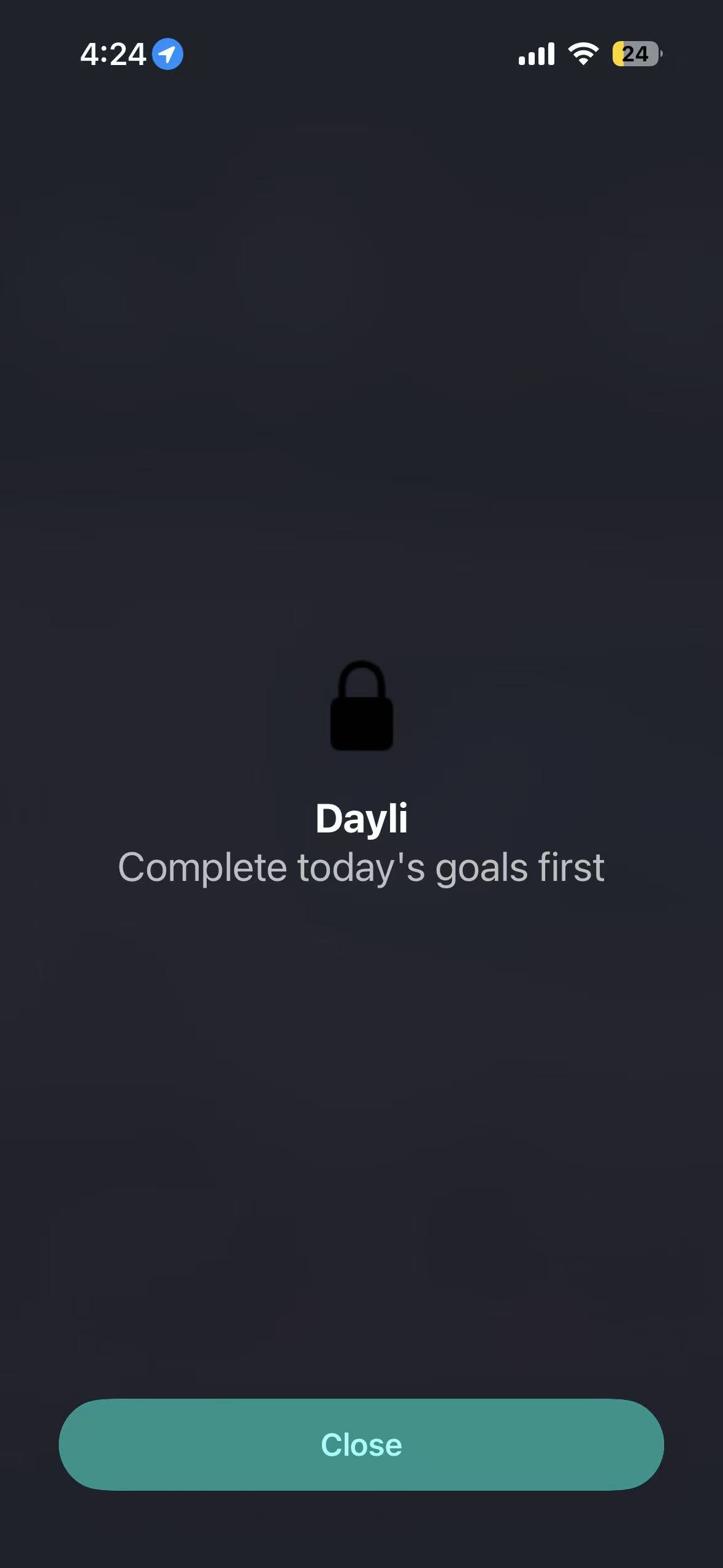Apps stay locked